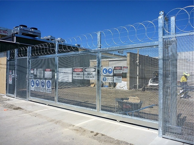 Sub-station Building Security Fencing